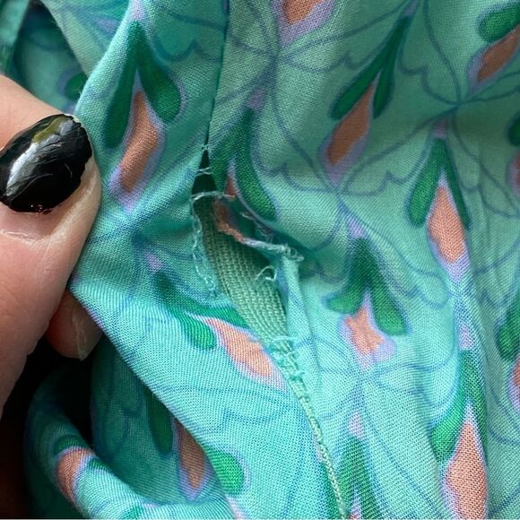 Buddha Sayulita Mint/ Purple Weekend Getaway Jumpsuit Size Medium - Picture 10 of 16